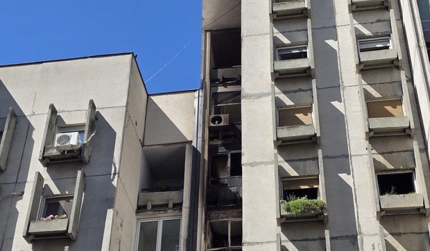 Požar na Novom Beogradu