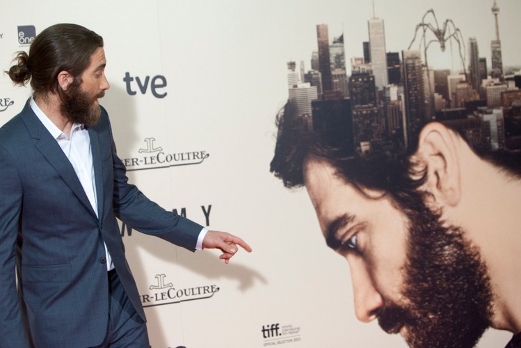 Jake Gyllenhaal na premierze 'Wroga'
