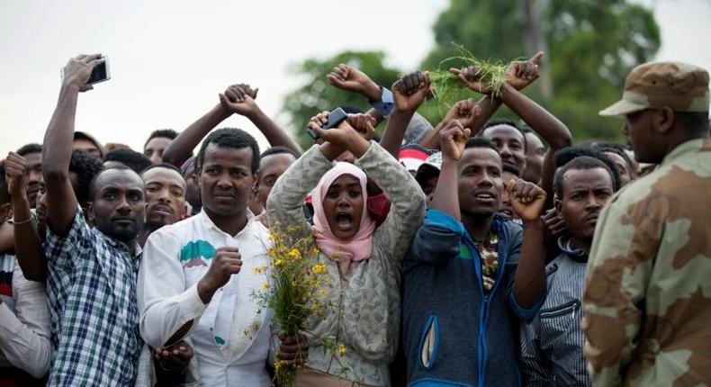 A state of emergency was announced in Ethiopia in October 2016, after 50 people died in a stampede during anti-government protests at a religious festival