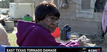 Tornado porwało kobietę razem z wanną. Wylądowała w lesie