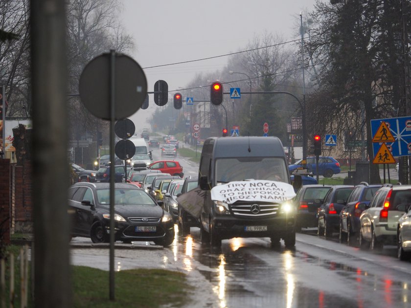 Protest mieszkańców Nowosolnej