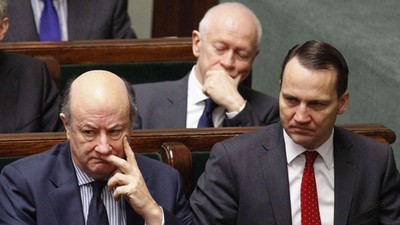 Jacek Rostowski i Radosław Sikorski