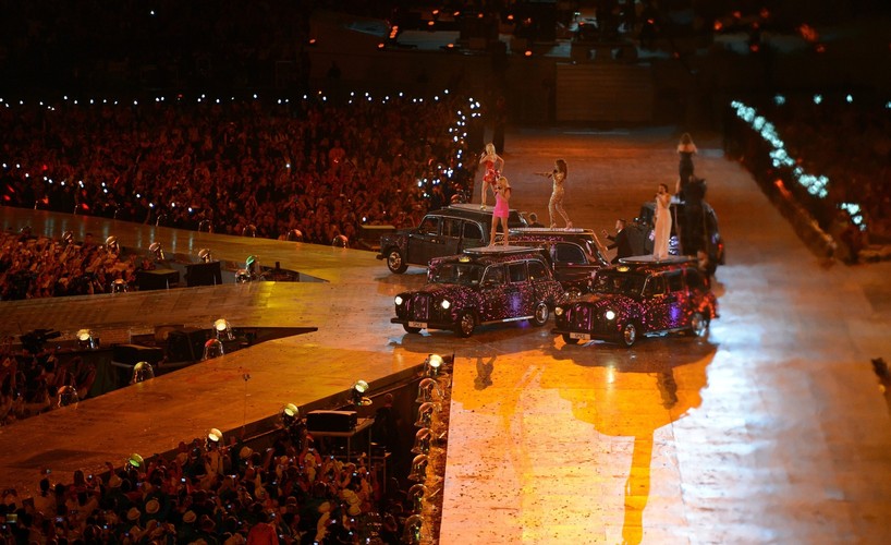 Spice Girls podczas finału Olimpiady w Londynie