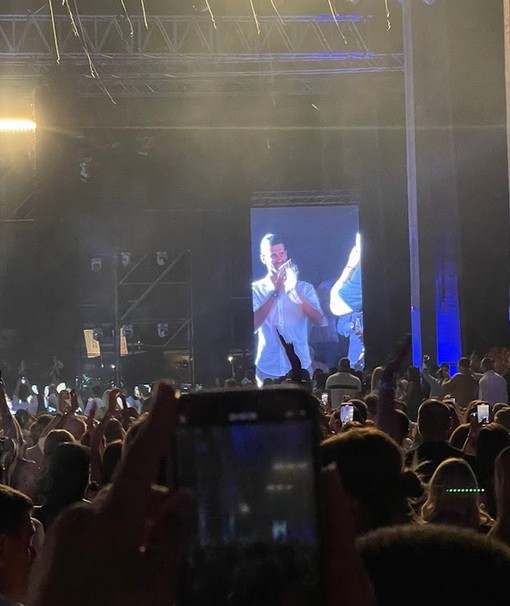 Novak Đoković na koncertu Dina Merlina u Kotoru