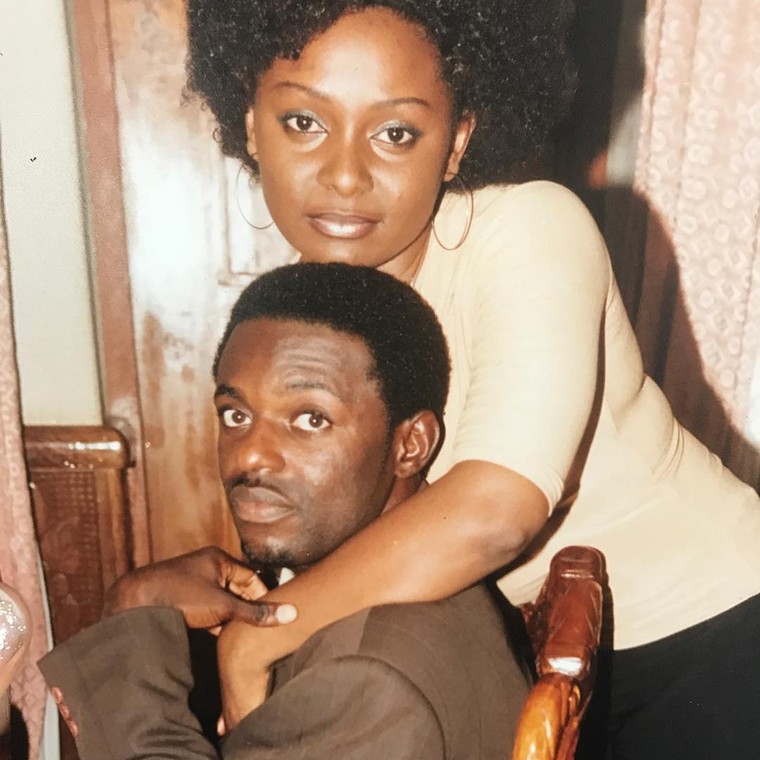 Victoria Inyama and Jim Iyke in "Love from Above" 