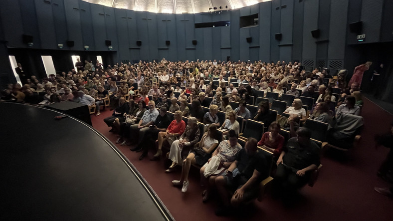 Białostocka widownia na premierze "Zielonej granicy" w kinie Forum