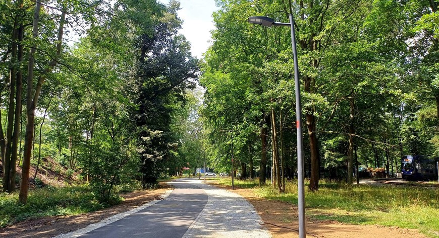 Promenada Krzycka - koniec budowy na kolejnym odcinku