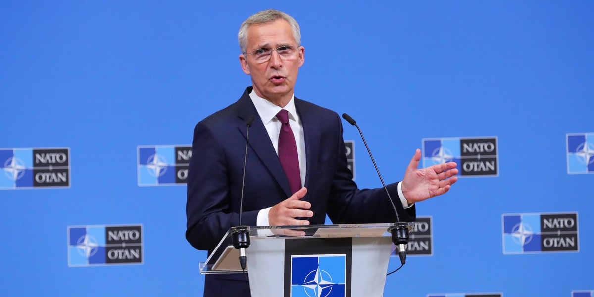 Szef NATO Jens Stoltenberg. 