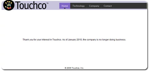 Touchco zostało przejęte razem z całym dobrodziejstwem inwentarza - pracownikami, technologią, a nawet stroną internetową. Ta ostatnia jest Out of order - Amazon likwiduje markę. Wszystko dla przyszłości Kindle