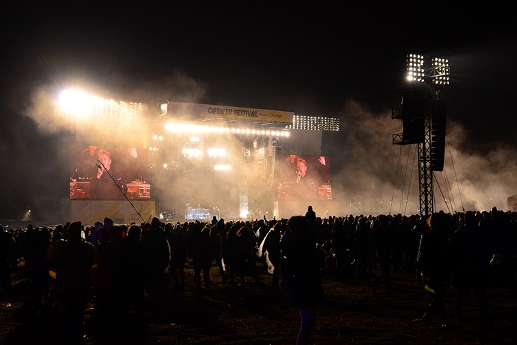 The XX na festiwalu Open'er 2017. 01.07.2017.
