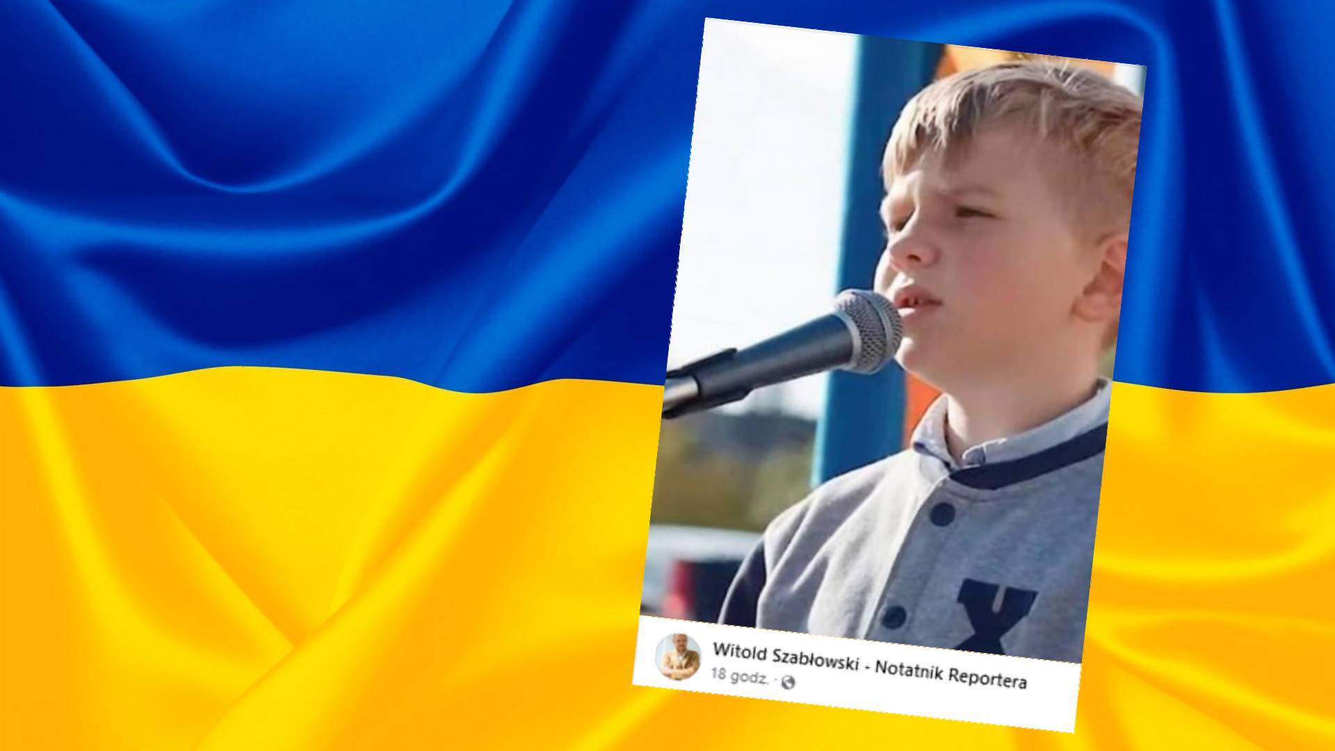 Ośmioletni Jurko przyniósł reklamówkę z prezentem dla ukraińskich żołnierzy. Byli poruszeni