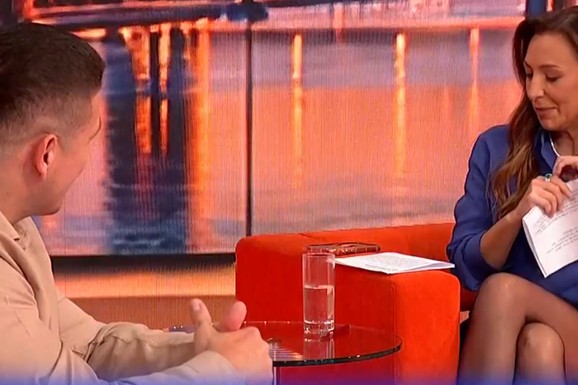 SLOBA RADANOVIĆ RASPLAKAO VODITELJKU PINKA Doveo je do suza u programu uživo, nije ostala imuna