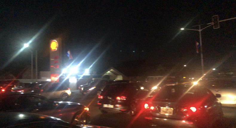American House: Faulty trafficlight causes heavy traffic as Akufo-Addo campaigns a few meters away