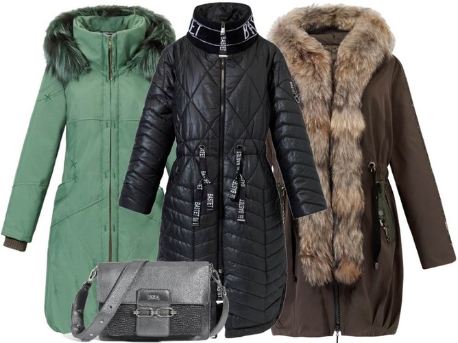 Modnie z polską metką. STYLIZACJA: zielona kurtka- Dziekański/dziekanski.pl, czarna kurtka- Bastet/bastetfashion.pl, kurtka z długim futerkiem- Boca/boca.pl, torebka- Boca/boca.pl