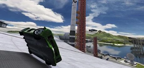 Screen z gry "TrackMania United"