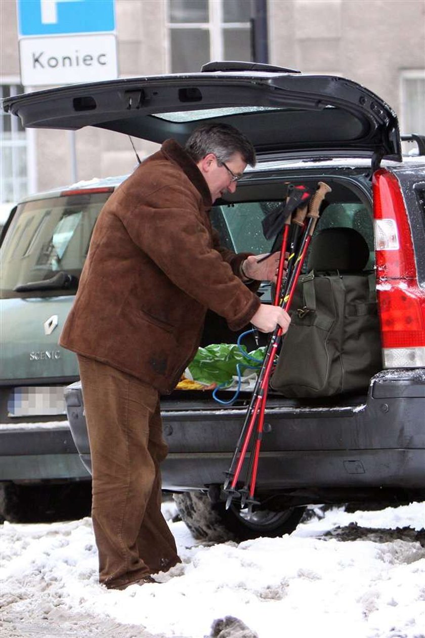 Bronisław Komorowski z żoną wyjechał