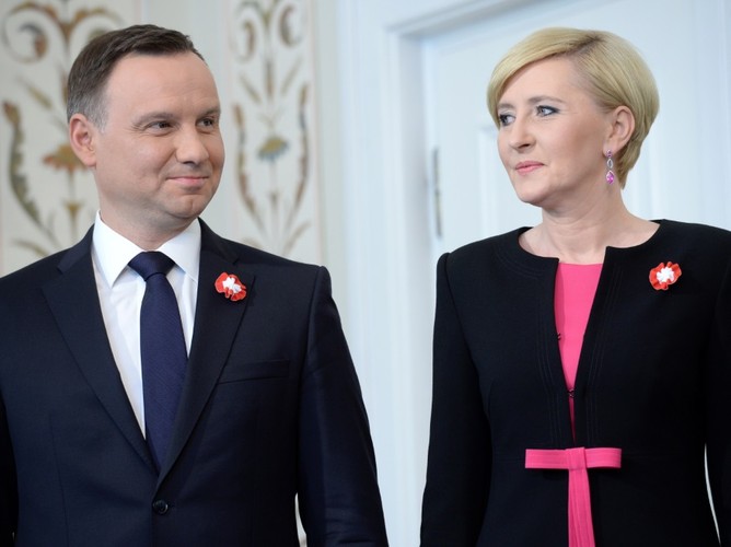 Agata Kornhauser-Duda i Andrzej Duda