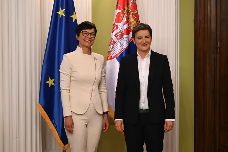 Marta Kos i Ana Brnabić