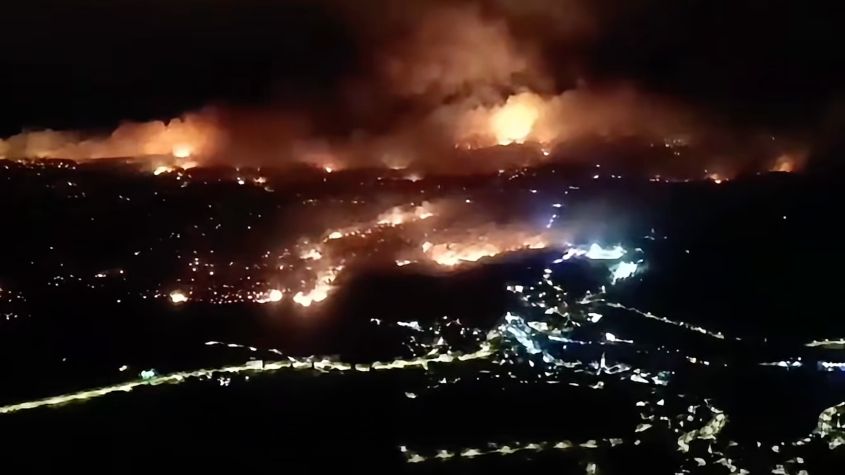 Požiar na ostrove Brač.