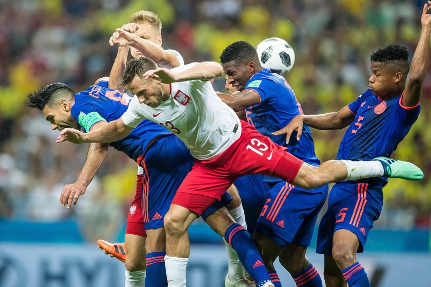 24.06.2018 POLSKA - KOLUMBIA FIFA WORLD CUP 2018 PILKA NOZNA