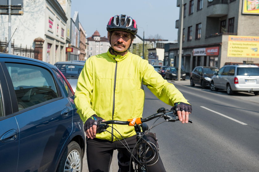 Tomasz Roczkowski (53 l.), rowerzysta