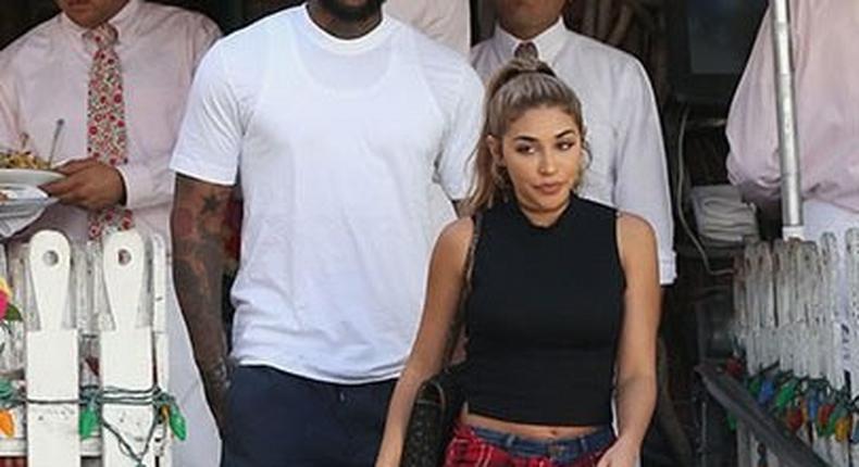 The Game and Chantel Jeffries in California