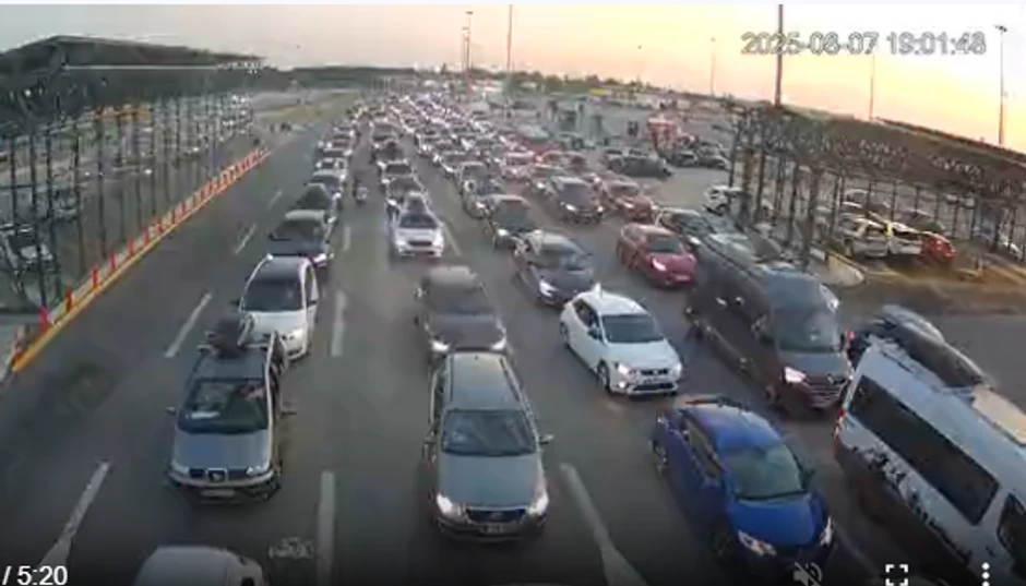 Granični prelaz Horgoš izlaz iz Srbije