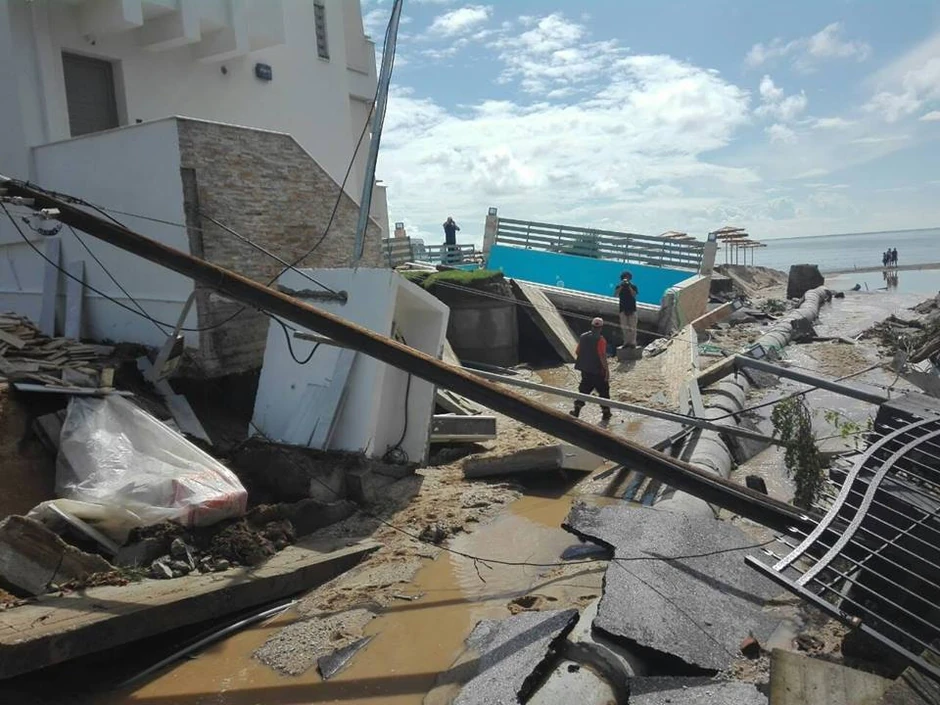 Grčka, poplave, krš, lom, Nea Vrasna, Asprovalta, Stavros