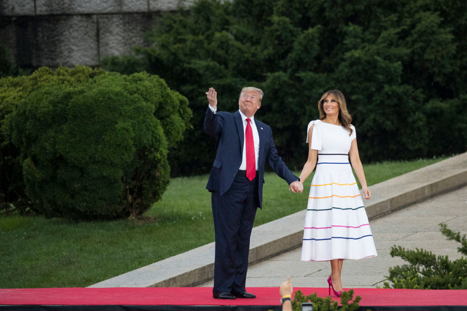 Melania Trump zachwyca stylizacjami