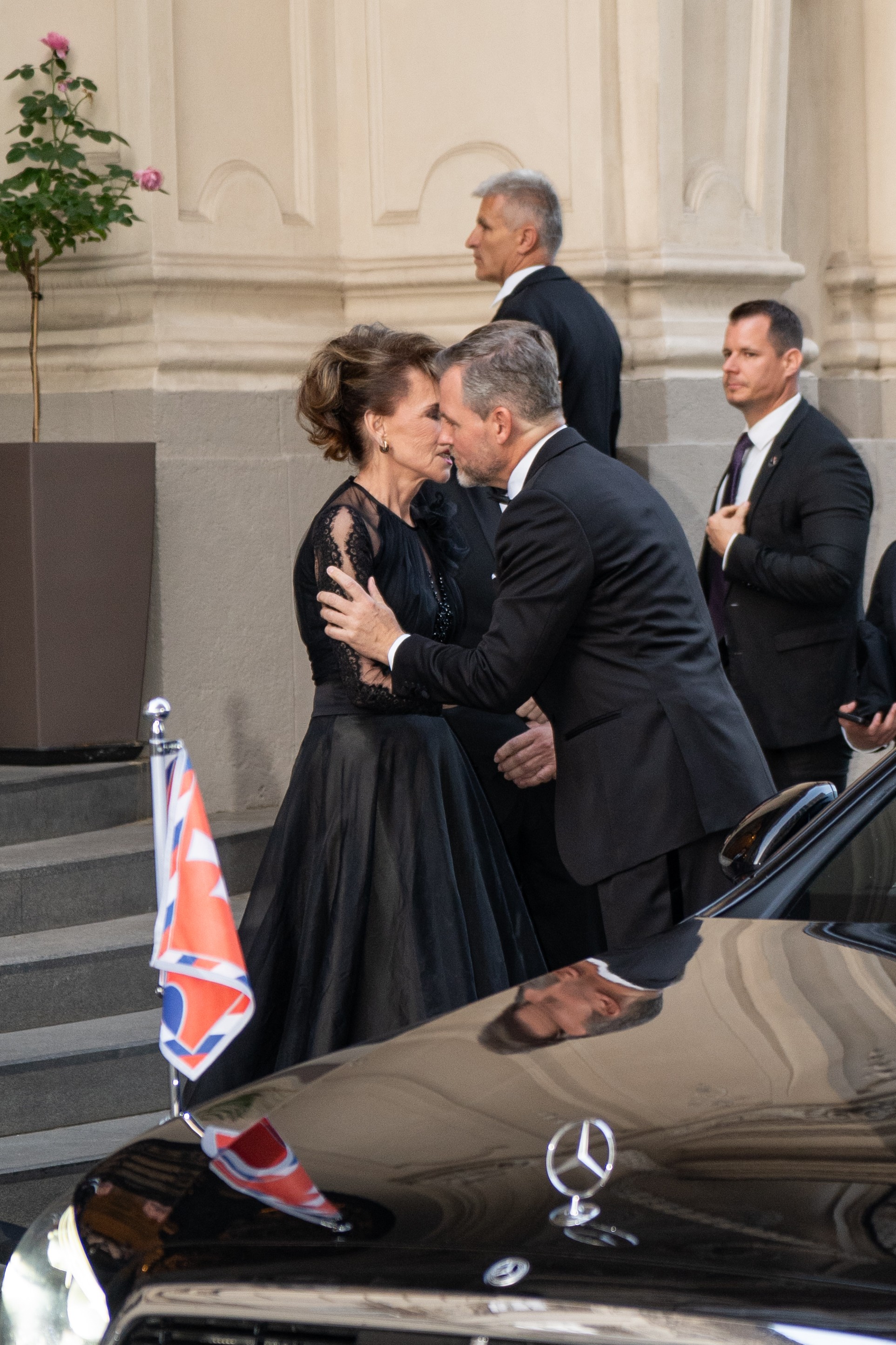 Mária Reháková vítala prezidenta Slovenskej republiky Petra Pellegriniho.