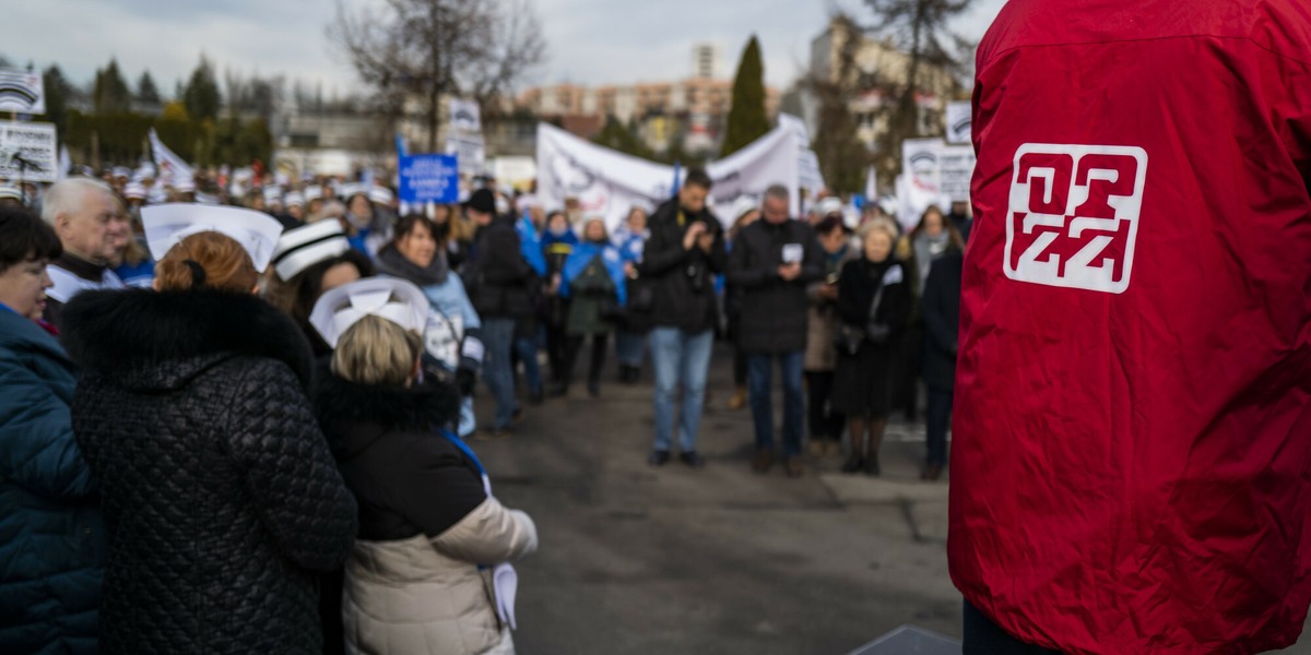 Pikiety, manifestacje i strajki - tak ma wyglądać wrzesień w Polsce. Wyjść na ulice planują m.in. pracownicy budżetówki, ochrony zdrowia i sądów. [Zdjęcie archiwalne]