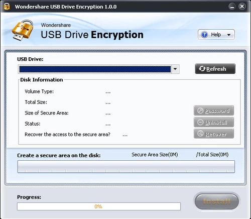 Wondershare USB Drive Encryption