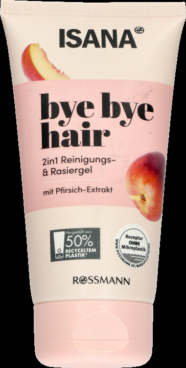 Isana bye bye hair żel 2w1 do mycia i golenia (Cena: 9,99zł / 150ml)