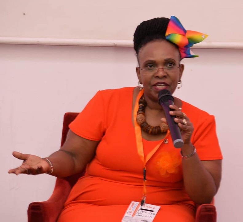 Gladys Chania speaking at a past event