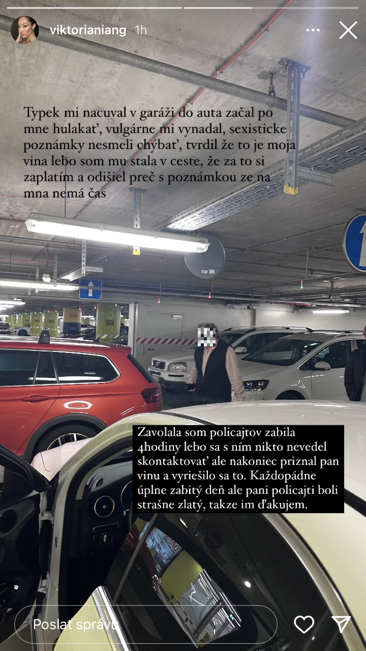 Viktoria Niang má za sebou nepríjemnú skúsenosť.