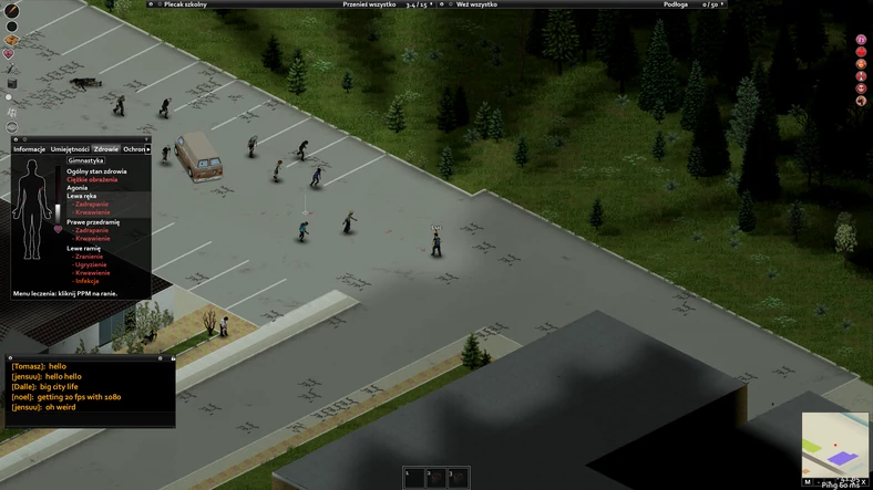 Project Zomboid - screenshot z gry (wersja na PC)