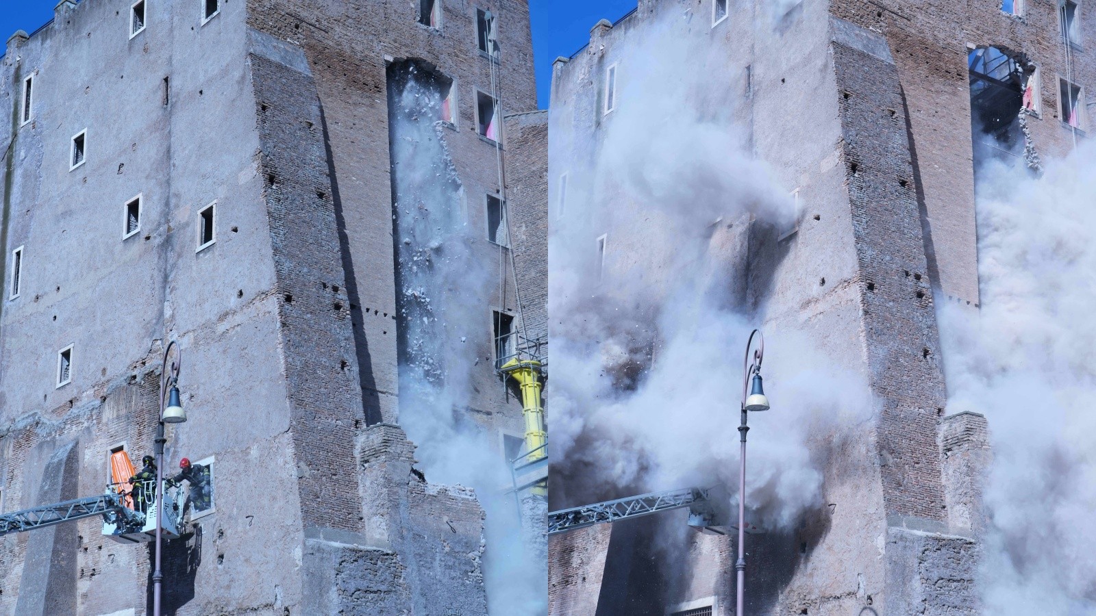 V Ríme sa počas renovačných prác zrútila stredoveká veža Torre dei Conti.