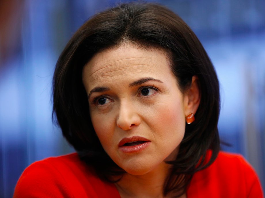 Chief operating officer of Facebook Sheryl Sandberg.