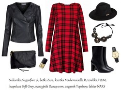 Kwintesencja jesiennego klimatu: STYLIZACJE z sukienką w kratę