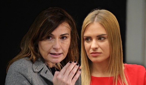 Biljana Srbljanović i Milica Đurđević