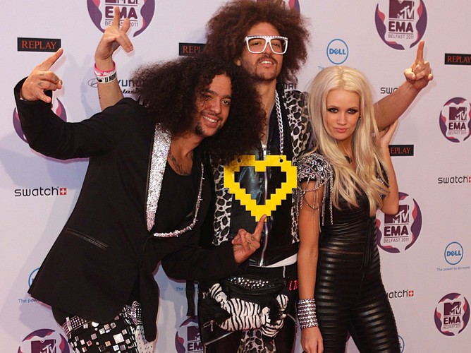 SkyBlu i Redfoo z grupy LMFAO
