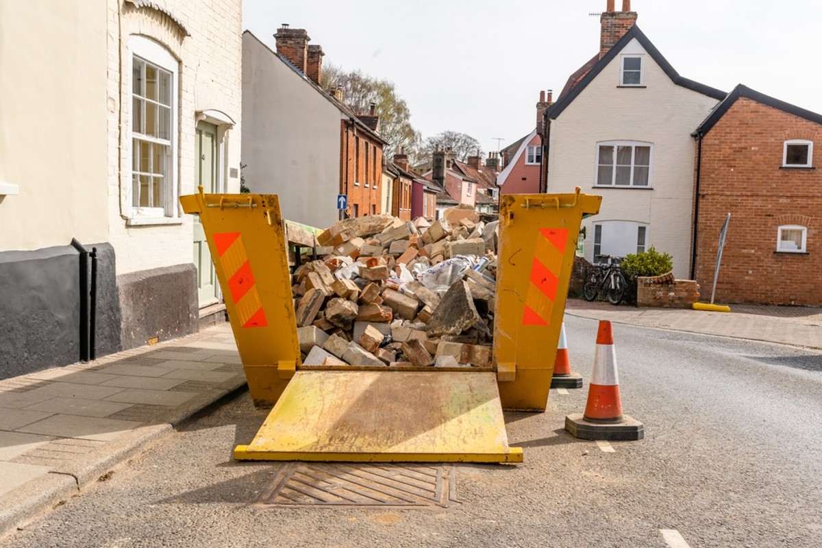 odpady budowlane, gruz