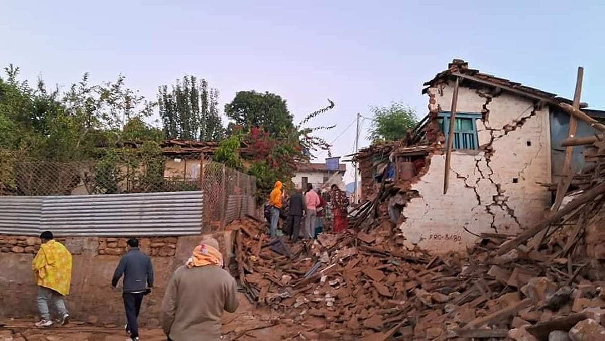 Katastrofalne trzęsienie ziemi w Nepalu