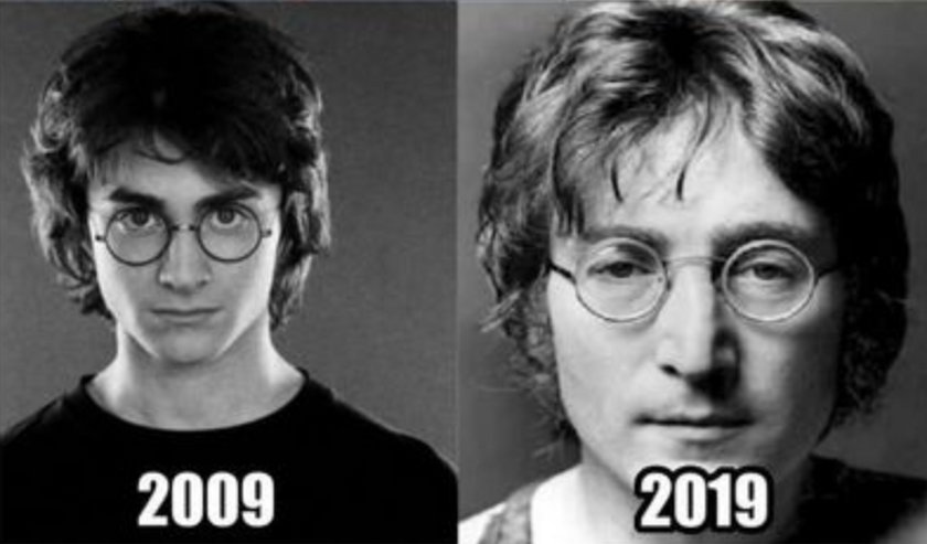 Tak śmieją się z 10 years challange