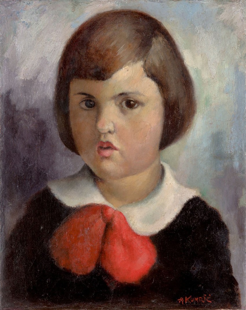 Aleksandar Kumrić "Portret devojčice"