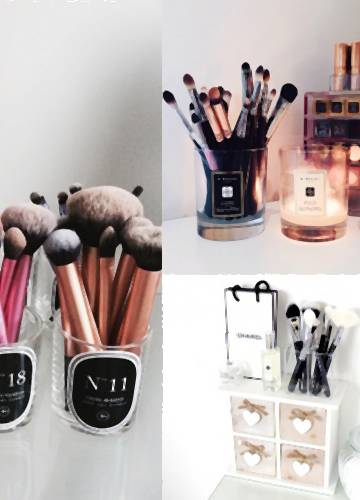 Voilà! 10 kreatywnych sposobów na przechowywanie kosmetyków i akcesoriów do  makijażu | Ofeminin