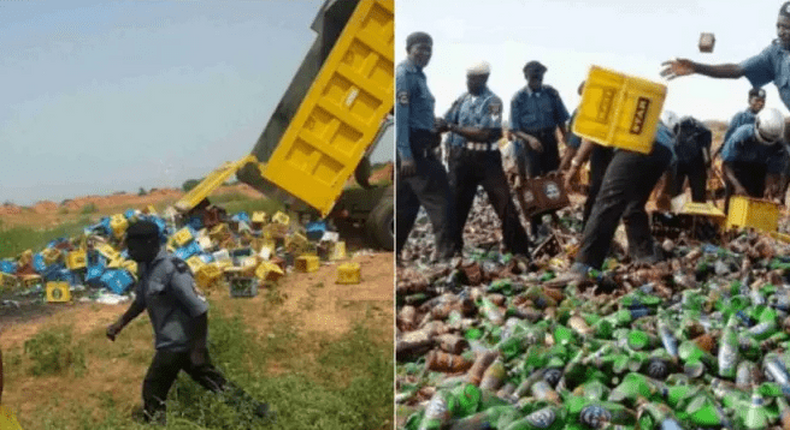 Beer-Destroyed-By-Kano-Hisbah (FellowPress)