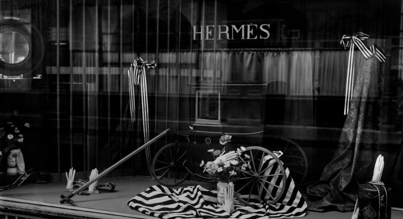 Thierry Hermès, who was highly skilled with leather, opened a shop in Paris in 1837.