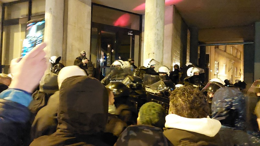 Žandarmerija razbila blokadu