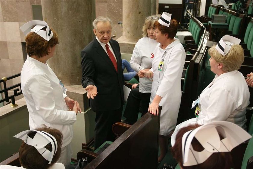 Pielęgniarki zostają w Sejmie na noc